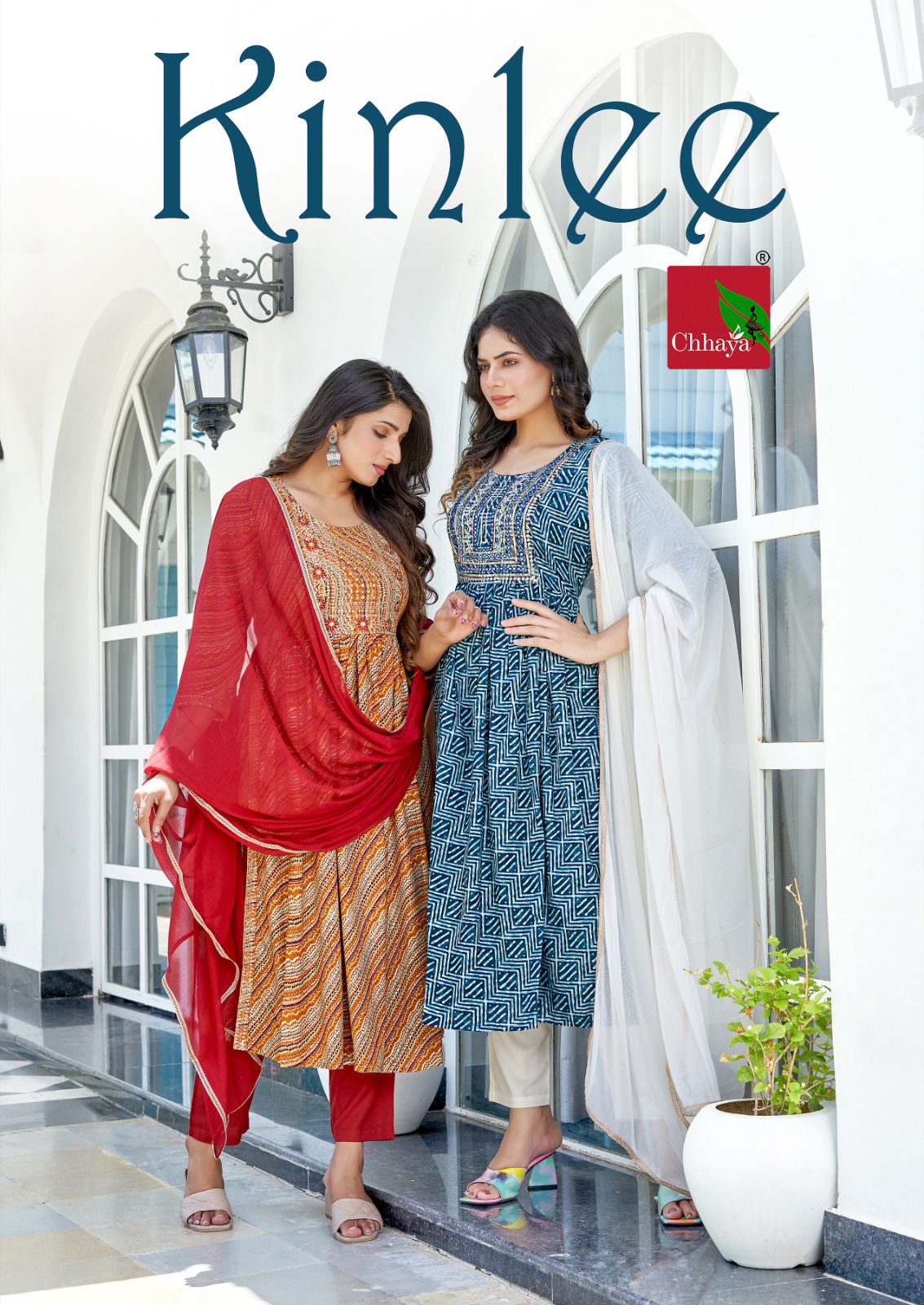 Kinlee Chhaya Rayon Printed Readymade Suits Catalog